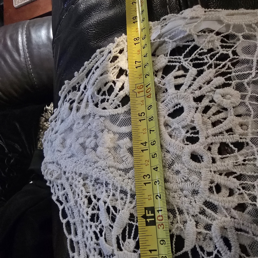 Boho Lace Maxi Dress in Ivory - Lightweight & Feminine - Picture 14 of 16